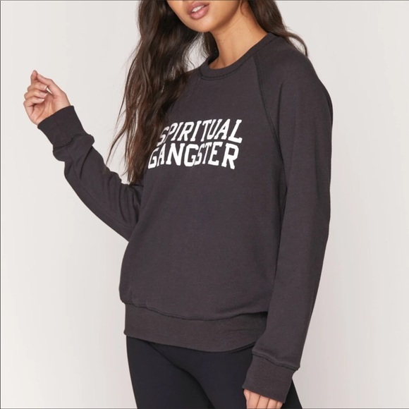 Spiritual Gangster Varsity Old School Sweatshirt - Picture 5 of 9